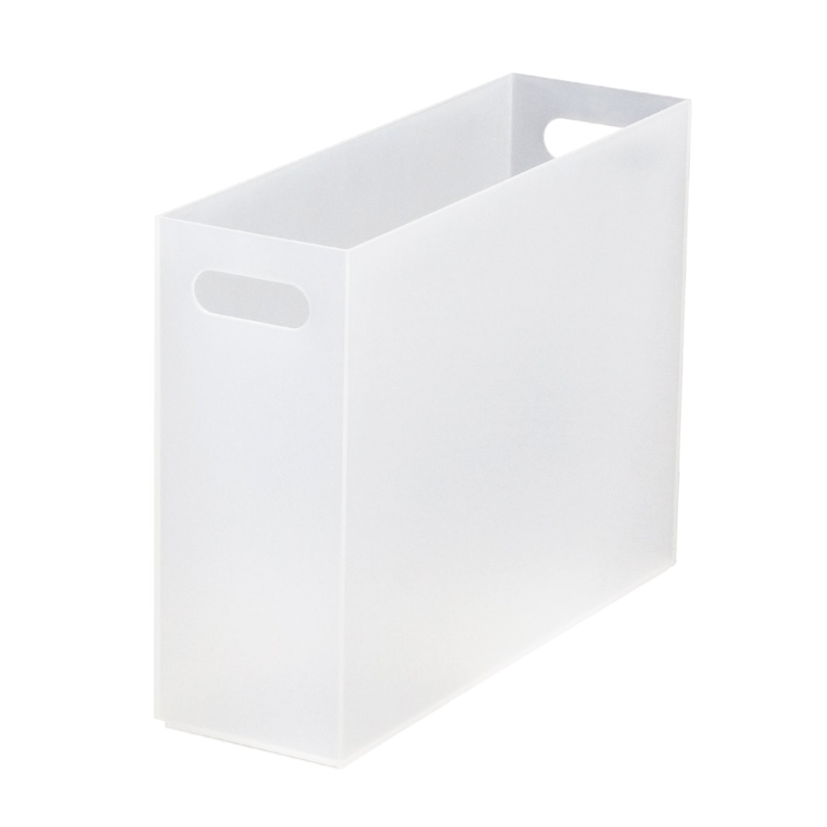 ファイルケース A4 6個セット ストレーショナリー スリムボックス 横型 ボックス型 ( ファイルボックス ファイルスタンド 書類収納 収納 プラスチック デスク 卓上収納 小物収納 ファイル ケース A4ファイル 書類 整理 仕分け ) 【クリア】 クリア