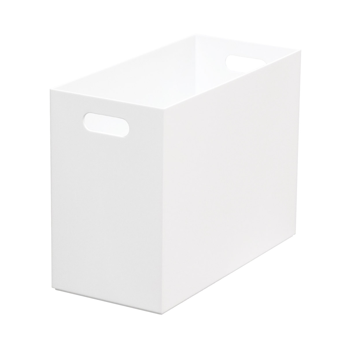 ファイルケース A4 ストレーショナリー ワイドボックス 横型 ボックス型 ( ファイルボックス ファイルスタンド 書類収納 収納 プラスチック デスク 卓上収納 小物収納 ファイル ケース A4ファイル 書類 整理 仕分け クリアファイル ) 【ホワイト】 ホワイト