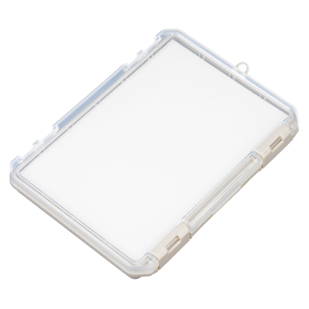 収納ケース クッション付き コレクションケース 浅型 230A 推し活 ( ホワイト クリア ピンク イエロー グリーン ブルー パープル グレー ベージュ 推し活グッズ 推し ケース かわいい おしゃれ 飾れる 飾る ディスプレイ ) 【グレージュ】 グレージュ