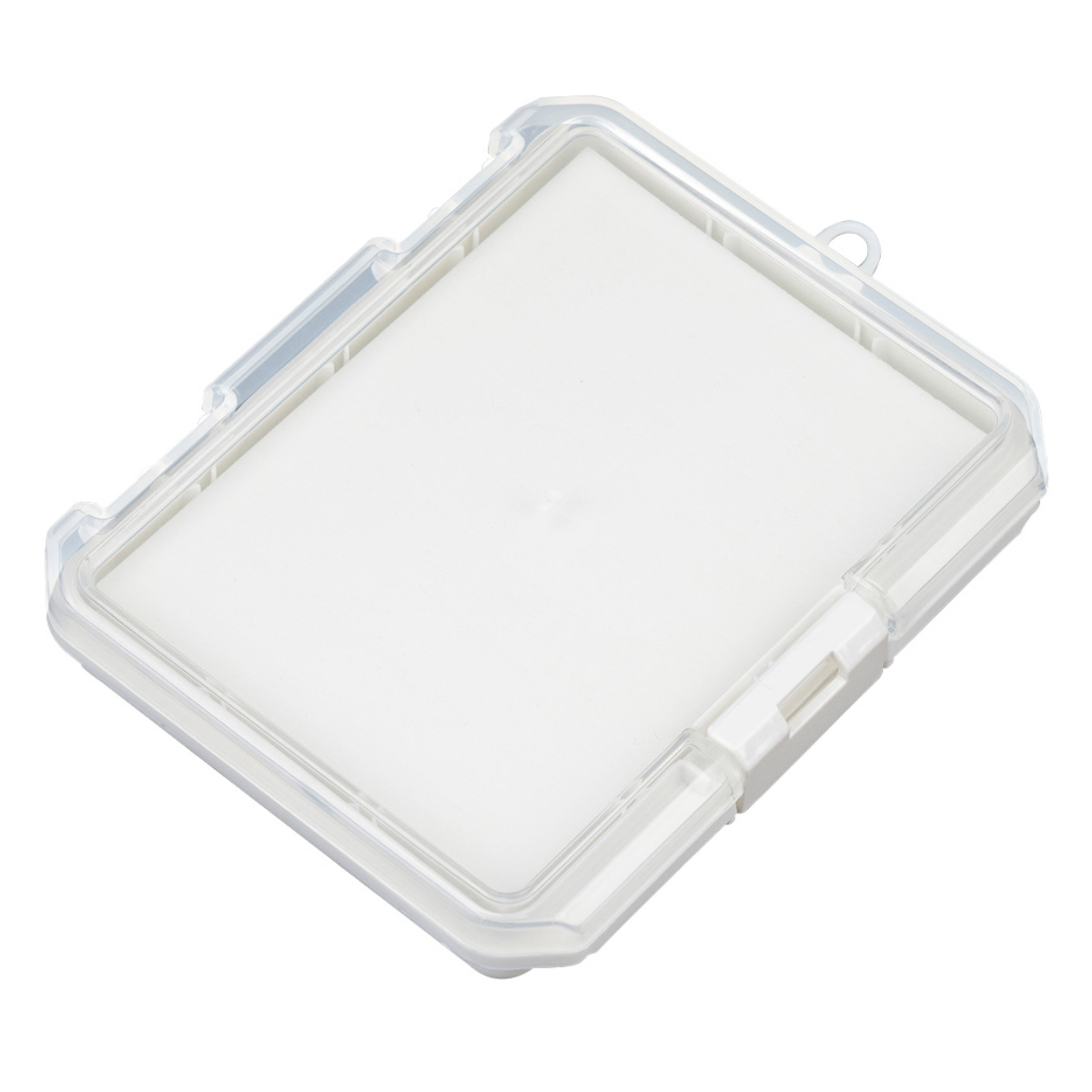 収納ケース クッション付き コレクションケース 浅型 155A 推し活 ( ホワイト クリア ピンク イエロー グリーン ブルー パープル グレー ベージュ 推し活グッズ 推し ケース かわいい おしゃれ 飾れる 飾る ディスプレイ ) 【ホワイト】 ホワイト