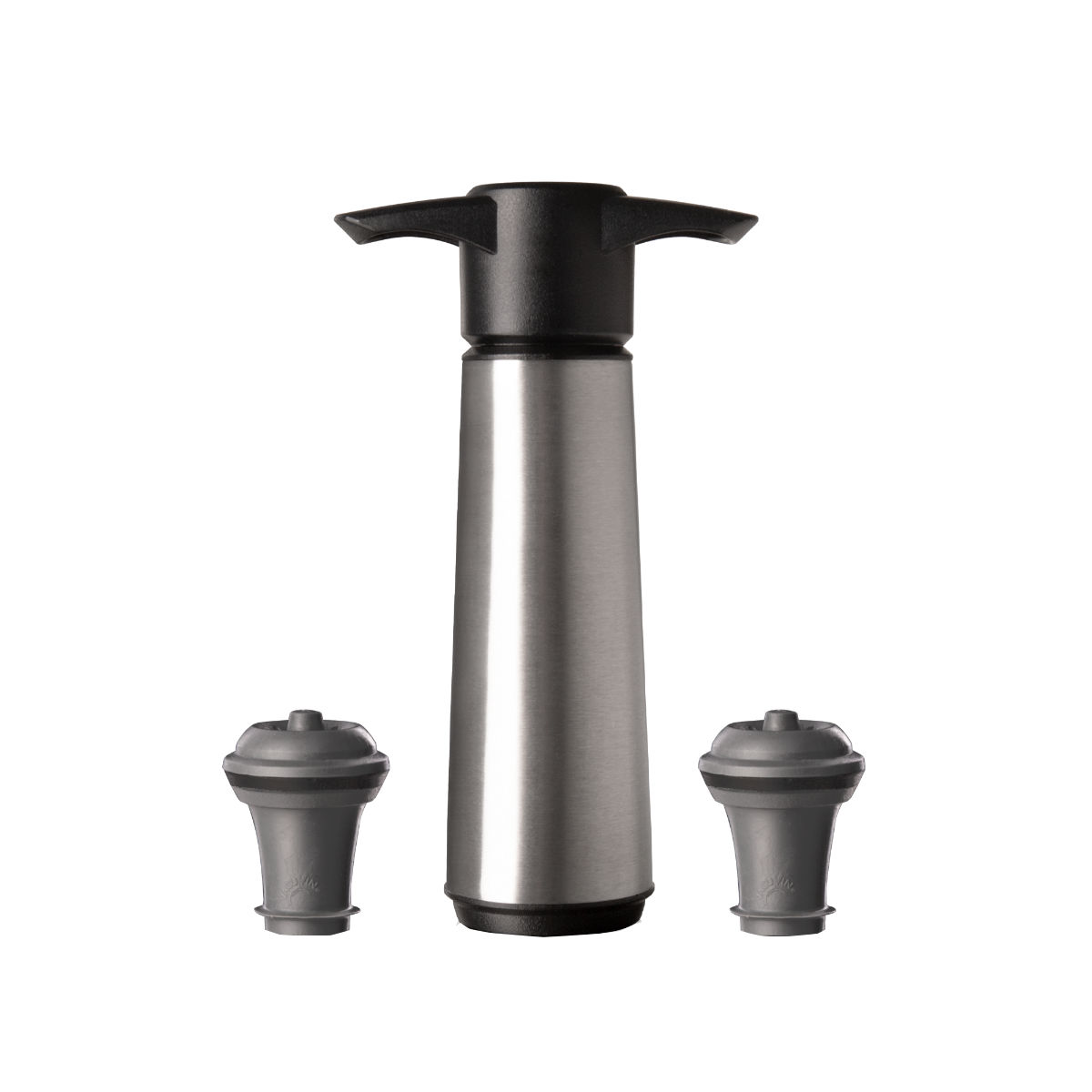 ワインストッパー バキュバン V-20 ステンレス ( vacuvin 栓 スペア ボトルストッパー ワイン保存 ワイングッズ 酸化防止 密閉保存 脱気 保存栓 ワイン用キャップ ワインキャップ ワイン用品 おしゃれ シルバー )