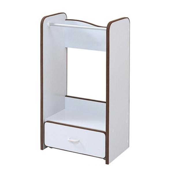 人気ブランド新作豊富 ハンガーラック 幅48cm ソフトエッジ 引出し収納付 キッズハンガーラック 衣類収納 ホワイト ブラウン リビング 子ども部屋 ピンク 茶色 白 かわいい 衣類 小物 ラック 収納 子供部屋 学習机 Stfparishschool Org