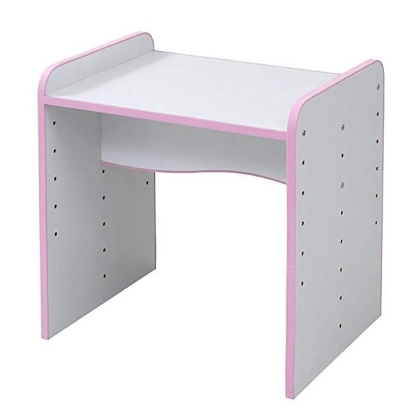 Dショッピング キッズデスク 学習机 ソフトエッジ 幅60cm 机 デスク 子供机 勉強机 ローデスク 高さ調節 かわいい 白 茶色 ピンク 60cm 60センチ 子ども部屋 リビング ホワイト ピンク カテゴリ 学習机の販売できる商品 リビングート