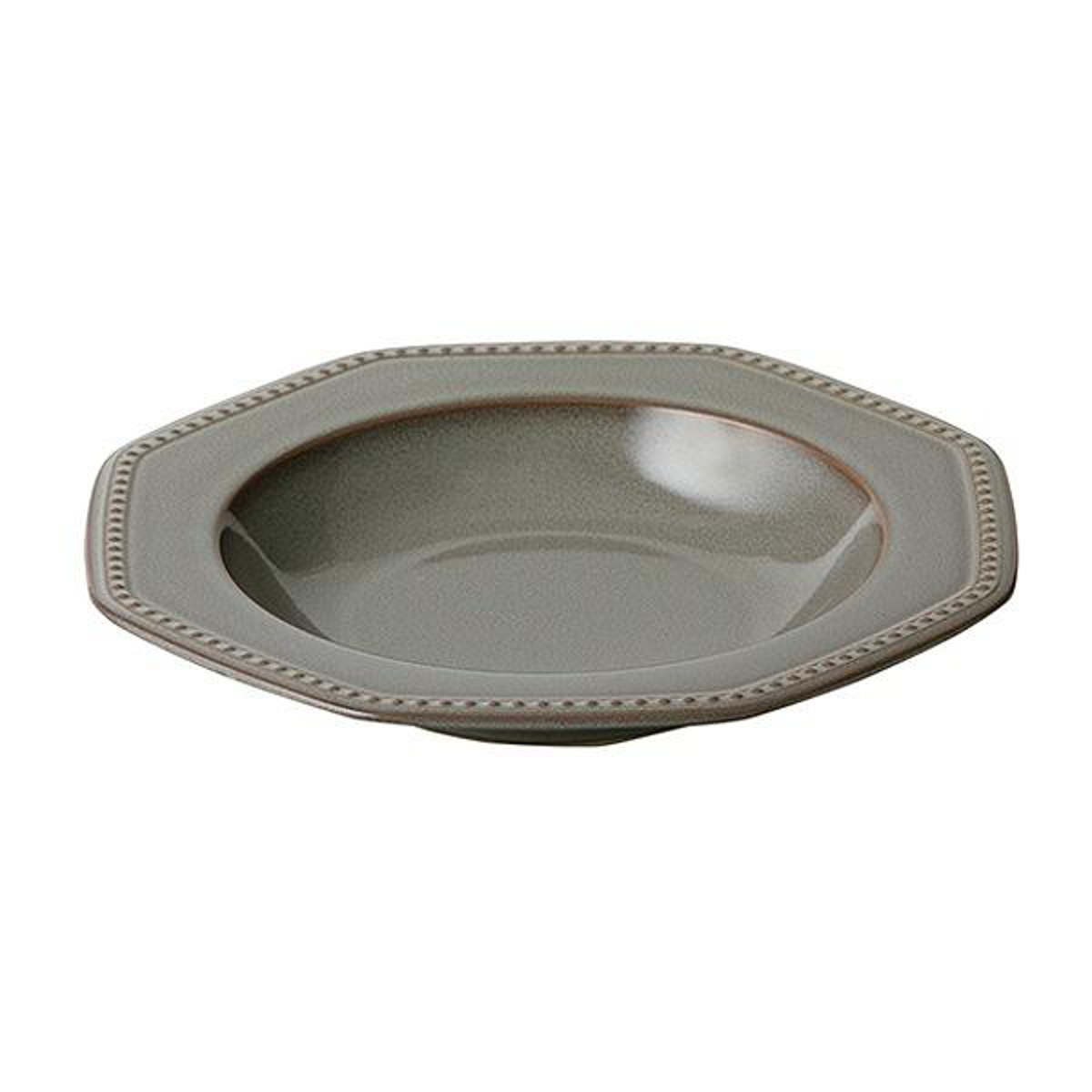 プレート 26cm 美濃焼 コリーヌ Colline 皿 食器 磁器 日本製 ネージュ ( パスタ皿 深皿 電子レンジ対応 食洗機対応 リム皿 白 お皿 オーブン対応 耐熱 パスタボウル 中央 くぼみ おしゃれ ) 【エタン】 エタン