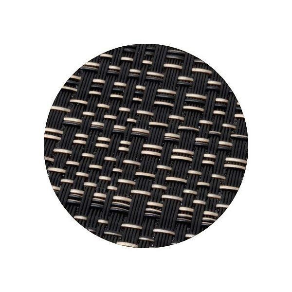 コースター 丸 朱子織り 5枚セット ( ストロングコースター キッチン雑貨 キッチン用品 ) 【ブラック】 ブラック