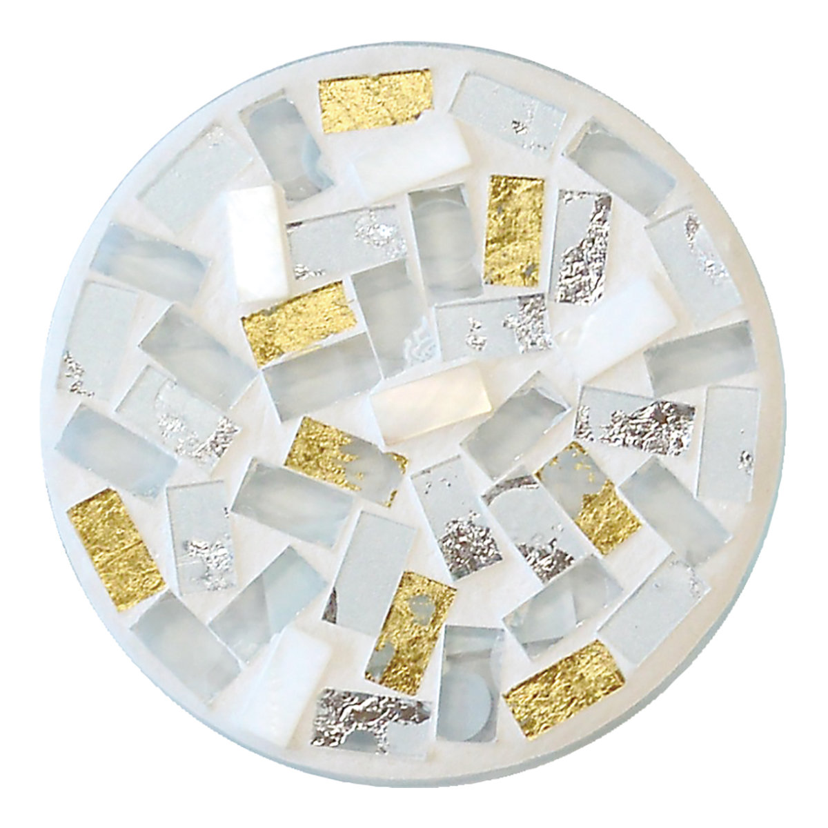 コースター ルミエールブリエ ( マット アクセサリートレイ ガラス モザイクガラス 丸 四角 キラキラ おしゃれ かわいい アジアン雑貨 アンティーク風 カフェ ) 【SMB】 SMB