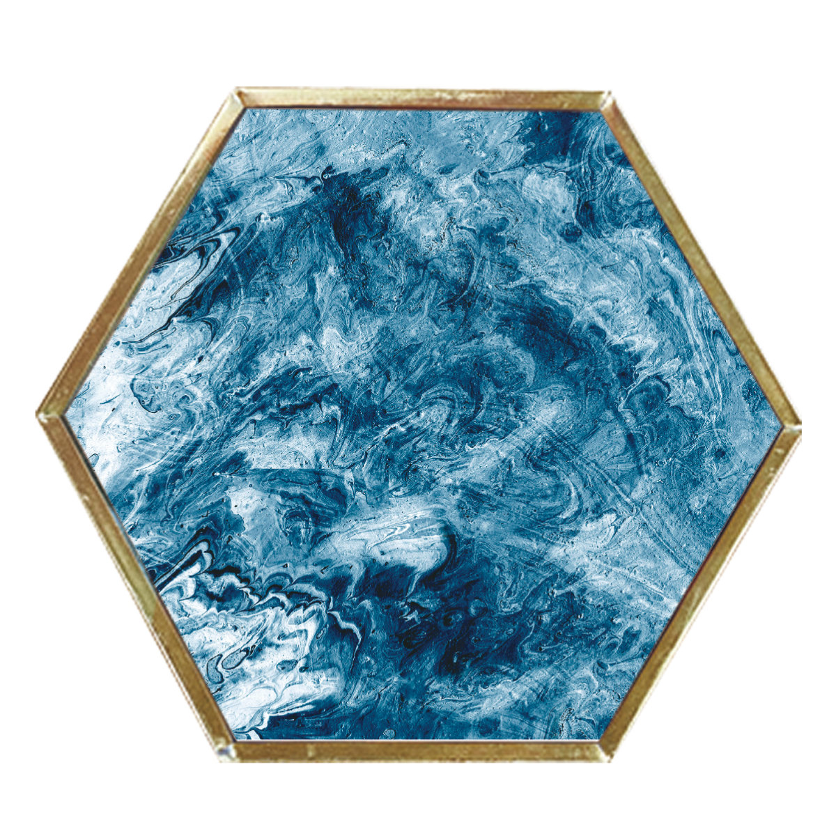 コースター キュレット ( ガラス 真鍮 大理石調 マット アクセサリートレイ おしゃれ かわいい 上品 エレガント カフェ ) 【NV】 NV