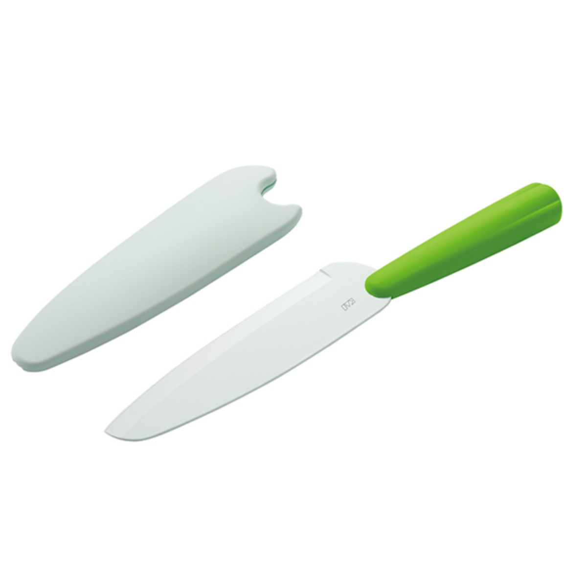 包丁 三徳包丁 さや付き 16cm ベジタブルナイフ 大根 ( 料理包丁 左右兼用 万能包丁 おすすめ 食洗機対応 両刃 右手左手兼用 キッチンナイフ 万能ナイフ 16センチ キッチンツール 調理器具 貝印 KAI かわいい )