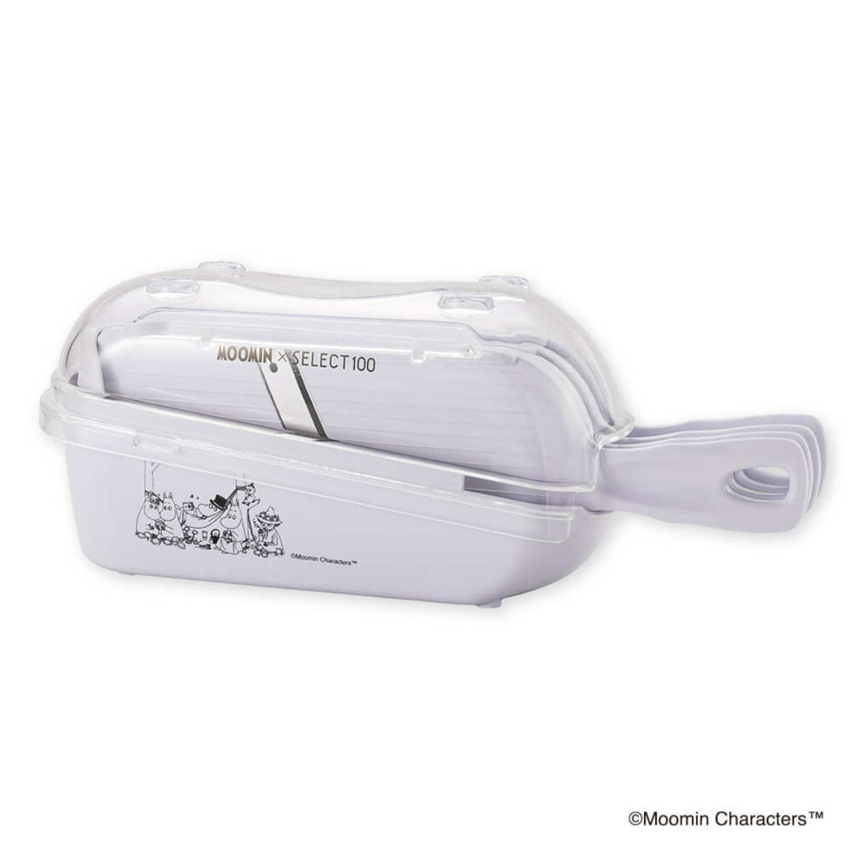 調理器セット SELECT100×ムーミン 食洗機対応 おろし器 千切り器 ( セレクト100 スライサー せん切り器 千切り 指ガード キャベツ 調理小道具 下ごしらえ用品 調理 調理器具 キッチン用品 細千切り器 セット キッチンツール )