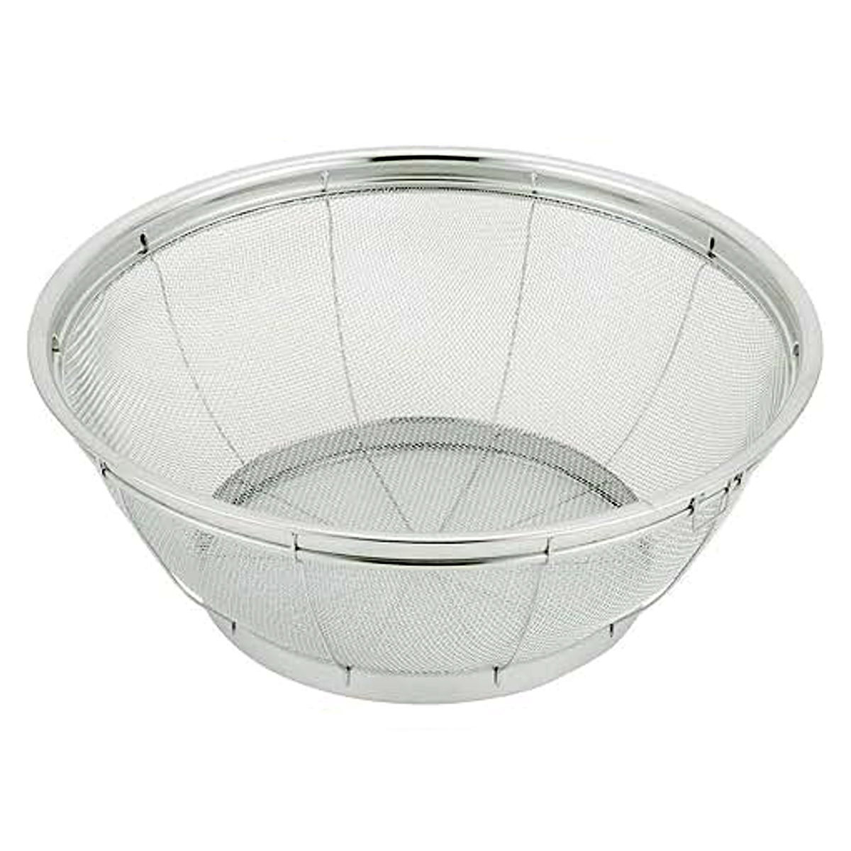 ザル 34cm 深型 NCD デラックス深型ザル 貝印 ( ステンレスザル 丸型 大きい メッシュ 34センチ 水切り 湯切り ステンレスざる 調理用ザル 脚付き 下ごしらえ )