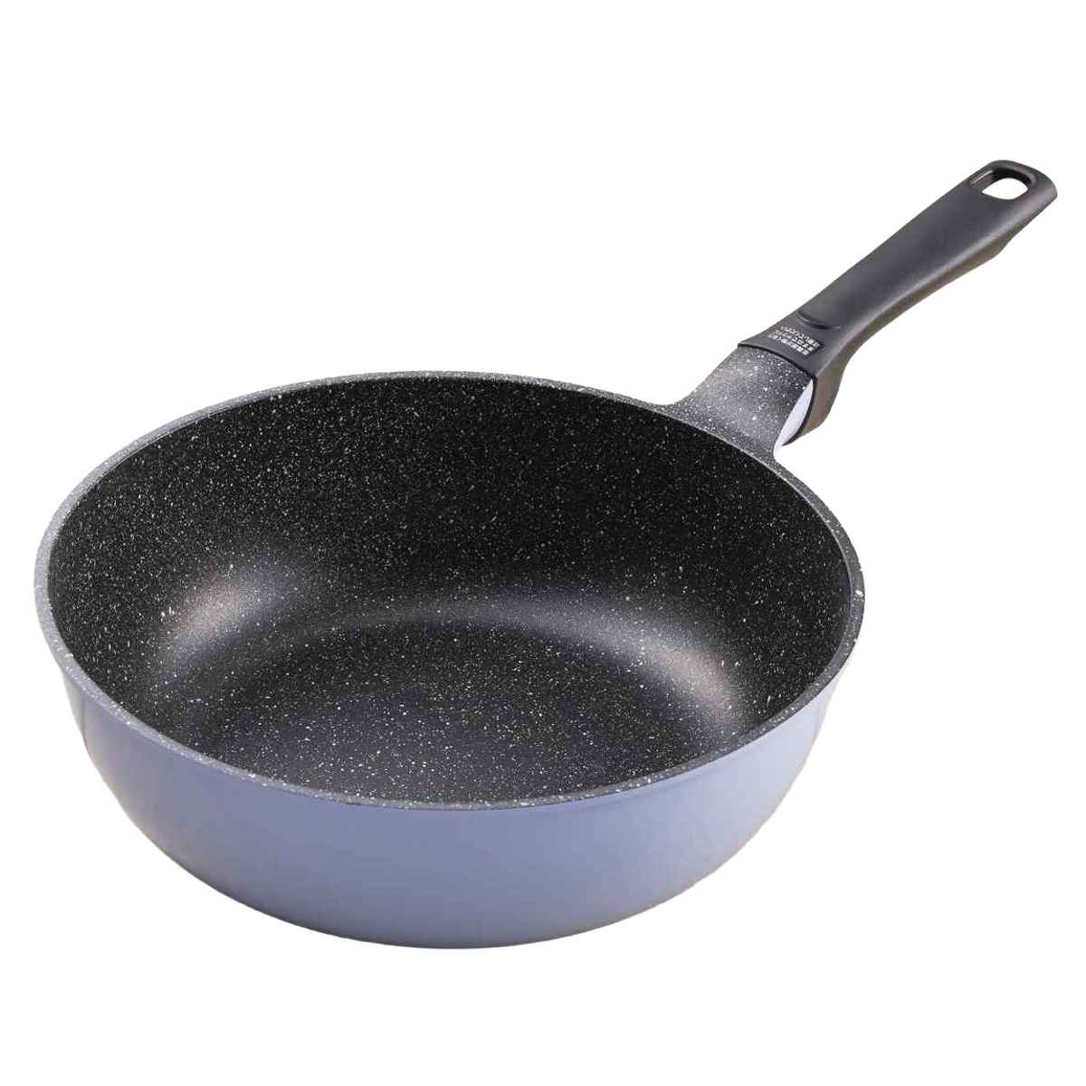 いため鍋 24cm ラクカルいため鍋 フッ素加工 貝印 ( ガス火専用 深型 炒め鍋 ふっ素加工 軽量 軽い 24センチ フッ素コーティング アルミ製 こびりつきにくい 焦げ付きにくい 調理用品 )