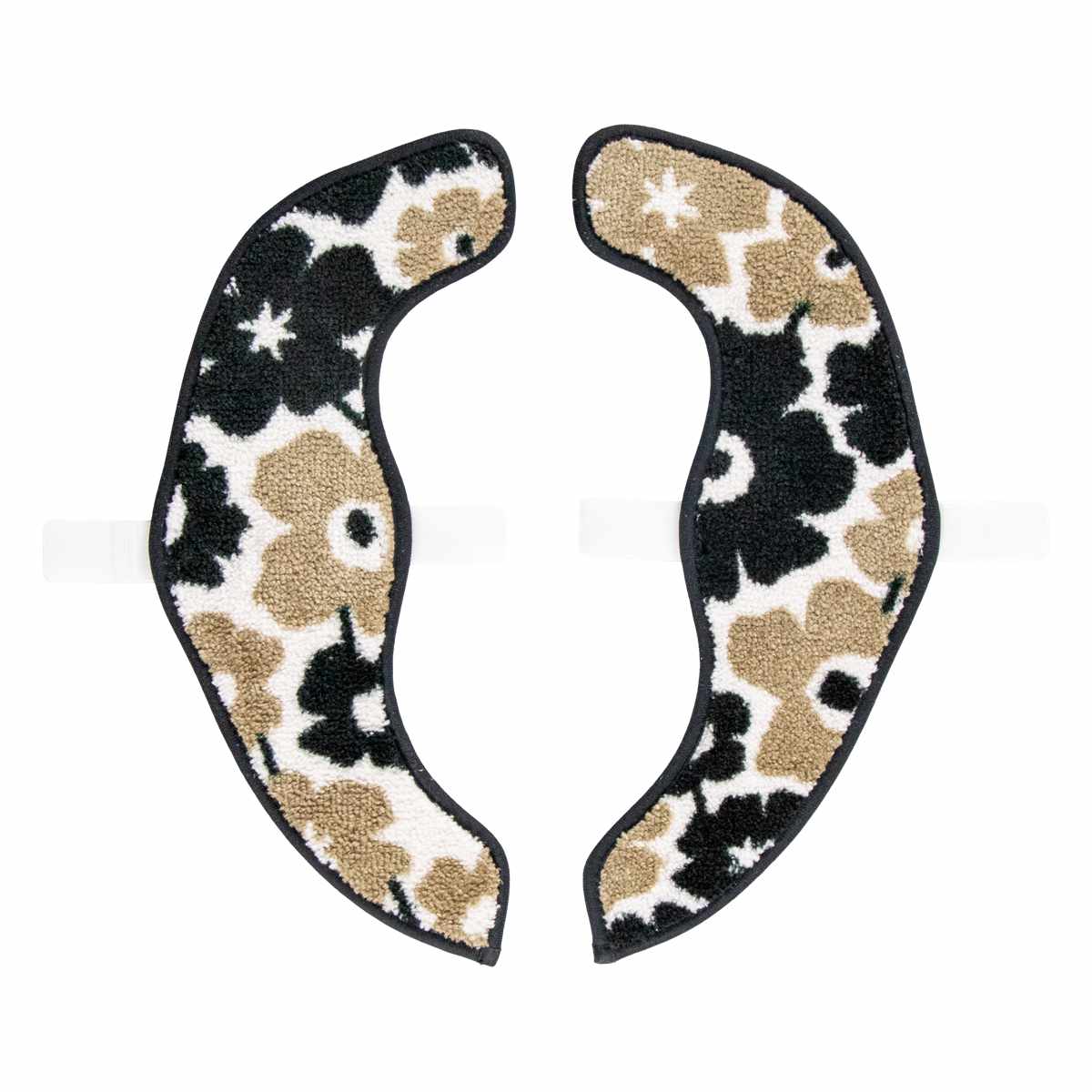 便座カバー フンワリッチ便座マット アナーサ U型 O型 兼用 ( 便座 カバー トイレカバー 兼用タイプ 抗菌 洗える 北欧 花柄 おしゃれ トイレタリー 洗浄暖房型 着脱簡単 洗濯可 トイレ用品 アイボリー グレージュ かわいい ) 【グレージュ】 グレージュ