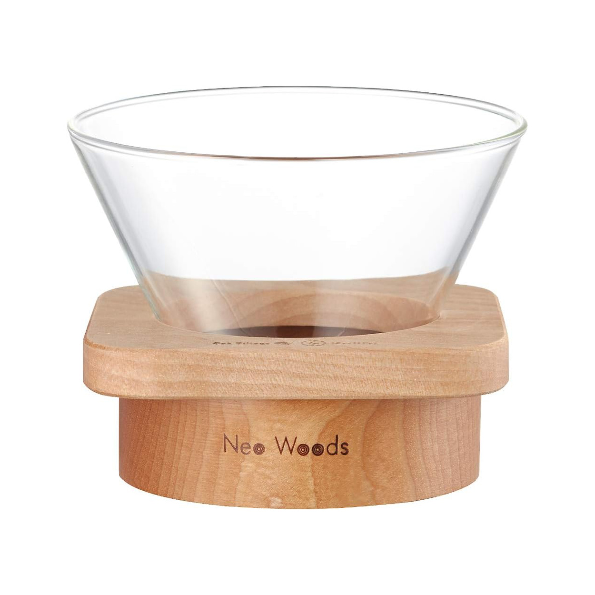 Kalita カリタ ドリッパー WDG-185 しずく型 角型 ( 2?4人用 ガラス 耐熱ガラス 三つ穴構造 ドリップ コーヒー コーヒードリッパー おしゃれ ウェーブ ガラスコーヒードリッパー ウェーブドリッパー ホルダー ドリッパーホルダー ) 【角型】 角型