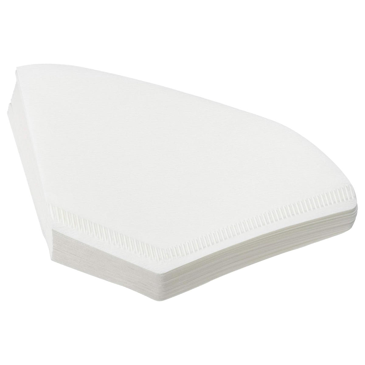 Kalita カリタ コーヒーフィルター 102ロシ 40枚入 ( コーヒー フィルター ドリッパー 日本製 ロシ ろ紙 ペーパーフィルター 2~4人用珈琲フィルター 紙フィルター カリタFanシリーズ扇型専用 ) 【ホワイト】 ホワイト