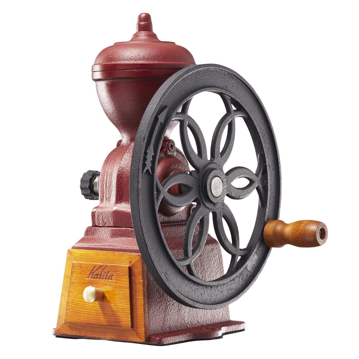 Kalita カリタ コーヒーミル ダイヤ ミル N ( 日本製 手挽き コーヒー コーヒー豆 おしゃれ レトロ クラシック 手動 ハンドコーヒーミル コーヒーグラインダー ) 【レッド】 レッド