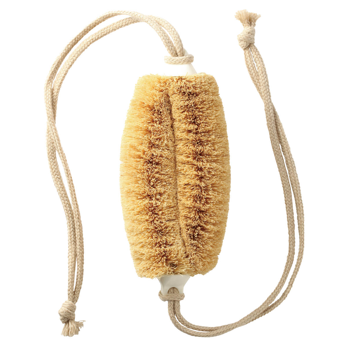 亀の子束子西尾商店 ボディたわし ひも付 ニシオくん かため ( ボディブラシ ブラシ たわし 束子 ボディ 体 からだ パーム 天然素材 体洗い 身体洗い ボディケア バスグッズ お風呂 入浴 )