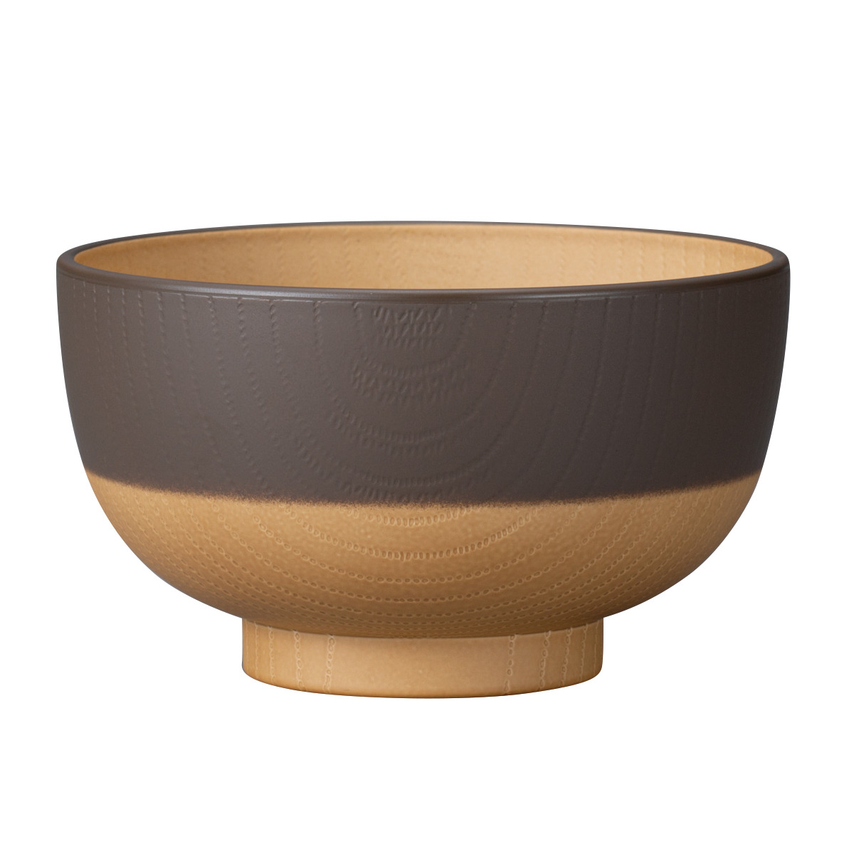 汁椀 250ml やさしい彩り 抗菌 キッズ ( 日本製 電子レンジ対応 食洗機対応 子ども 子供 食器 お椀 味噌汁 おしゃれ かわいい 抗菌加工 木目 シンプル 割れにくい 軽い スープボウル ) 【クルミ】 クルミ