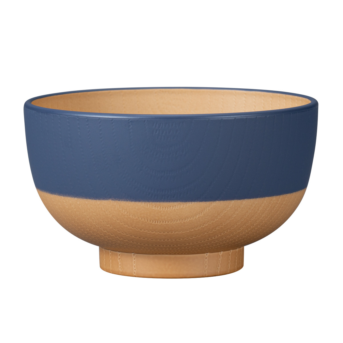 汁椀 250ml やさしい彩り 抗菌 キッズ ( 日本製 電子レンジ対応 食洗機対応 子ども 子供 食器 お椀 味噌汁 おしゃれ かわいい 抗菌加工 木目 シンプル 割れにくい 軽い スープボウル ) 【ルリ】 ルリ