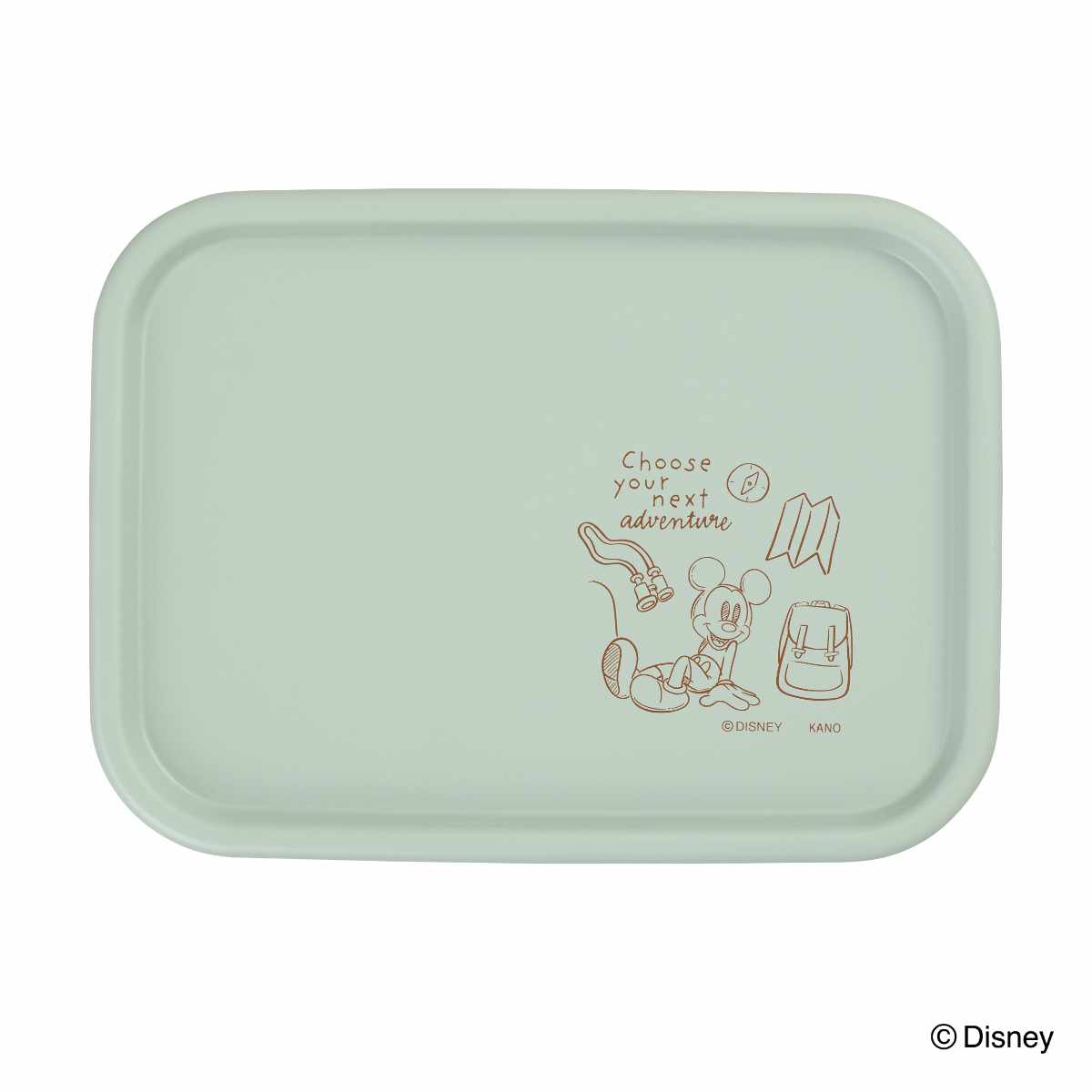 トレー mA 抗菌 レンジ対応トレー S ミッキーマウス ( 日本製 電子レンジ対応 食洗機対応 ミッキー ディズニー トレイ お盆 24×18cm おしゃれ かわいい キャラクター 子ども用 キャラ カフェトレー 子供用 おやつ ティータイム ) 【グレー】 グレー