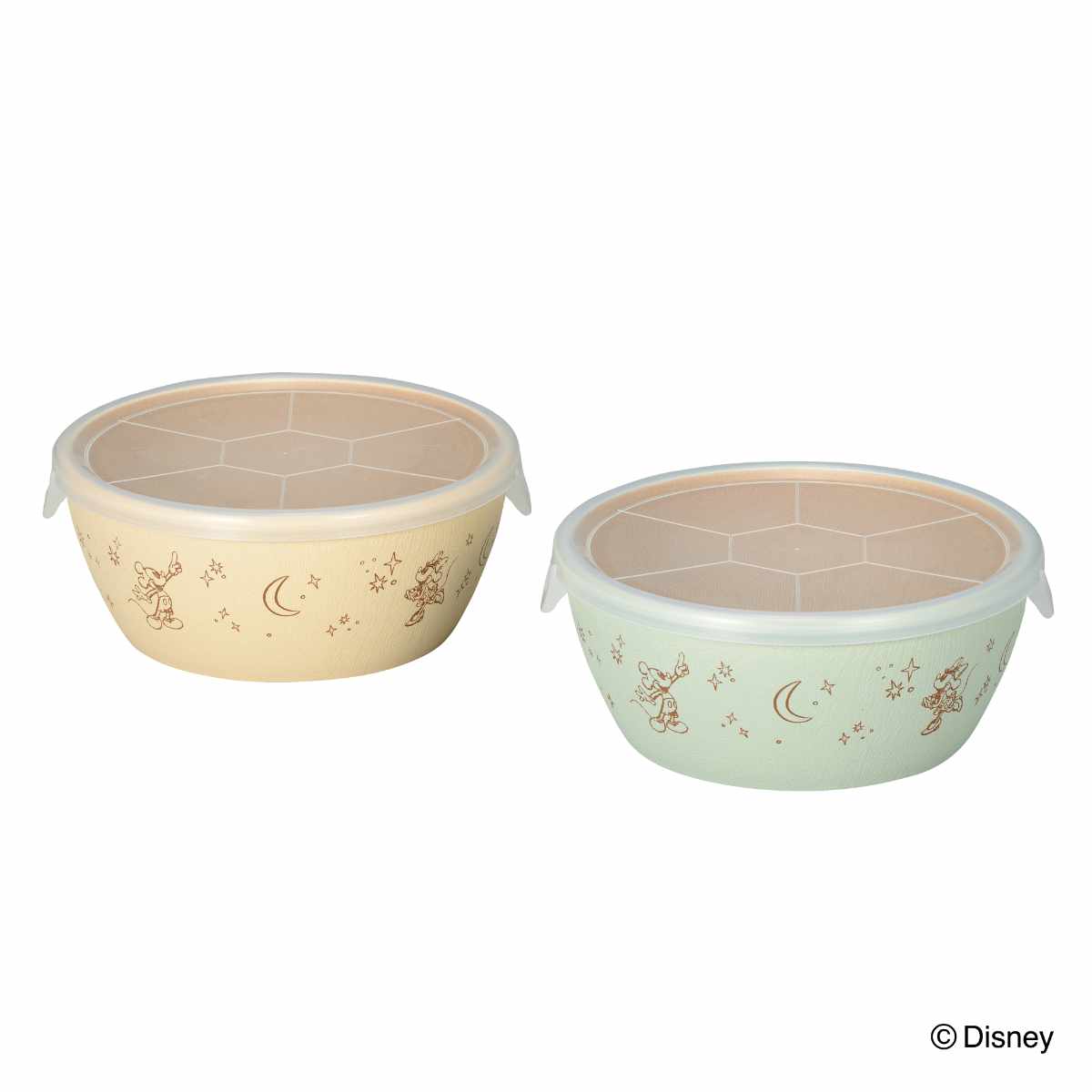 ボウル 500ml mA 抗菌セット 2個入 ミッキーマウス ( 日本製 電子レンジ対応 食洗機対応 保存容器 ミッキー ディズニー 13cm 鉢 ふた付き おしゃれ かわいい キャラクター 中鉢 蓋付き 軽い 割れにくい キッチン 耐熱 保存 )