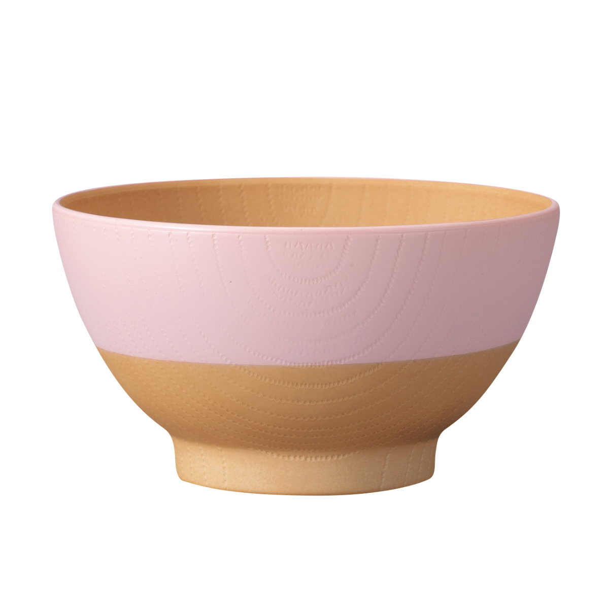 茶碗 日々色 抗菌キッズ 飯椀 ( キッズ 子供 子ども 抗菌 BPAフリー 日本製 電子レンジ対応 食洗機対応 おしゃれ かわいい 10.5cm プラスチック シンプル パステル お茶わん ライスボウル 木目調 ) 【サクラ】 サクラ