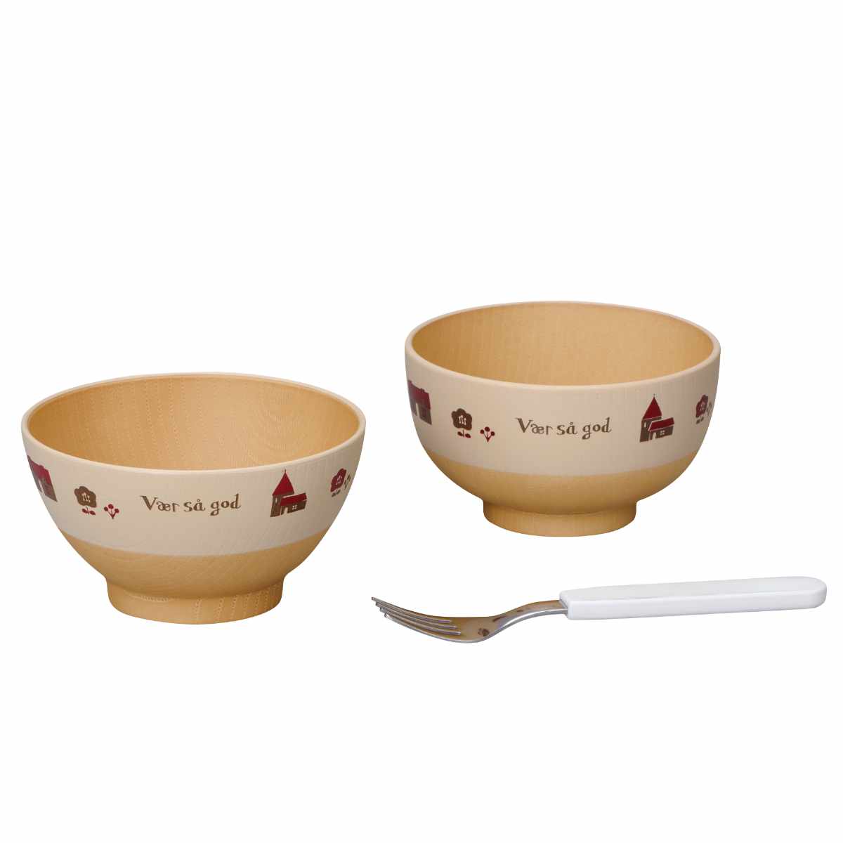 茶碗 汁椀 フォーク nordi 抗菌キッズ 3点セット ( 電子レンジ対応 食洗機対応 BPAフリー 抗菌 子ども 子供 キッズ 飯椀 カトラリー 食器 おしゃれ かわいい 北欧 北欧風 食器セット お茶碗 碗 味噌汁碗 )