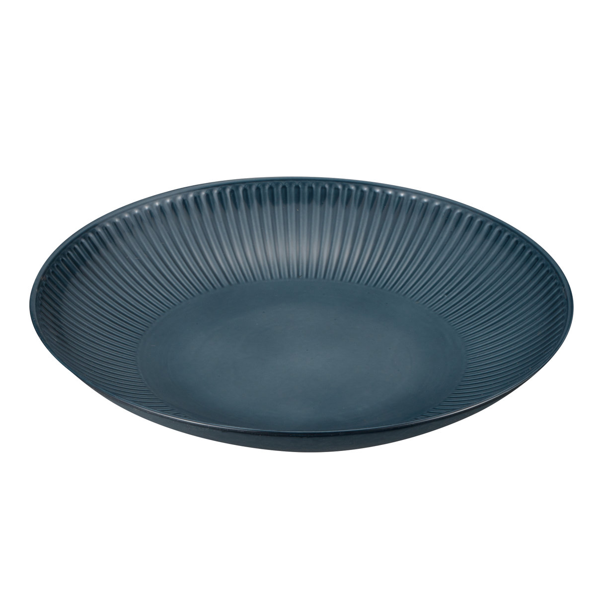 プレート cerala 丸 L ( BPAフリー 日本製 電子レンジ対応 食洗機対応 お皿 皿 21.5cm おしゃれ かわいい シンプル 軽い 割れにくい 中皿 丈夫 陶器風 メイン皿 ラウンド ) 【ネイビー】 ネイビー