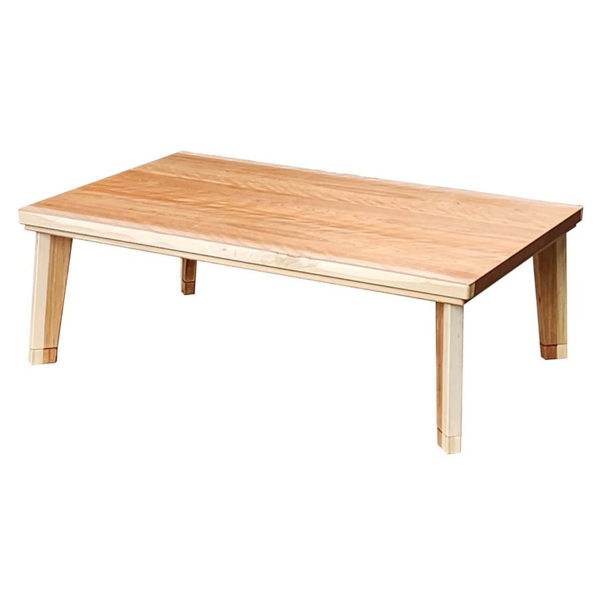 こたつテーブル 継ぎ脚 幅150cm パルマ ( こたつ テーブル リビングテーブル ローテーブル 長方形 高さ調節 36.5cm 40.5cm 継ぎ足 コタツ 天然木 木製 日本製 1年中 使える 座卓 おしゃれ ハロゲンヒーター 奥行85cm ) 【ナチュラル】 ナチュラル