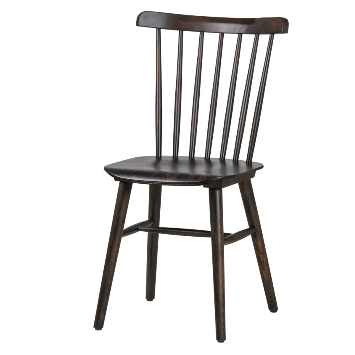 ダイニングチェア 同色2脚セット 座面高46cm 曲木チェア ハーク ( 食卓椅子 チェア ダイニング イス 椅子 木製 天然木 曲木 チェアー 完成品 食卓 リビング おしゃれ ダイニングチェアー リビングチェア アームレス 木製椅子 ) 【ブラウン】 ブラウン