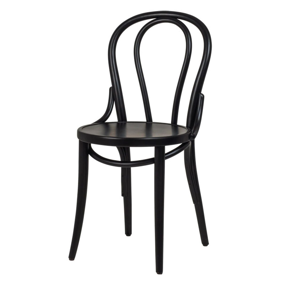 ダイニングチェア 同色2脚セット 座面高46cm 曲木チェア エース ( 食卓椅子 チェア ダイニング イス 椅子 木製 天然木 曲木 チェアー 完成品 食卓 リビング おしゃれ ダイニングチェアー リビングチェア アームレス 木製椅子 ) 【ブラック】 ブラック