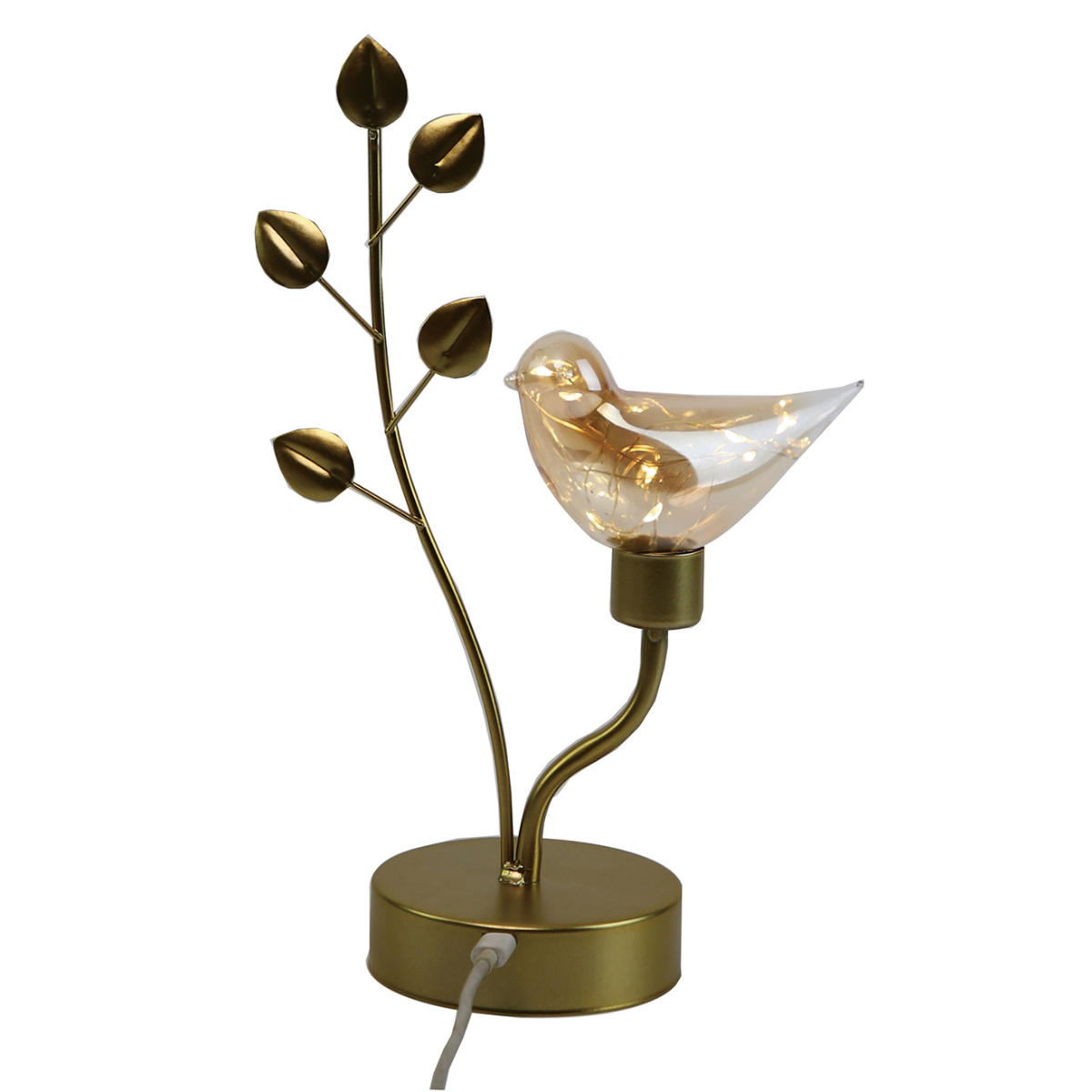 スタンドライト バード LEDライト インテリアライト ( 間接照明 卓上 テーブルランプ 卓上ライト LED 鳥 電池式 アニマル 動物 インテリア 寝室 リビング 読書灯 授乳灯 常夜灯 おしゃれ ホリデーシーズン クリスマス )