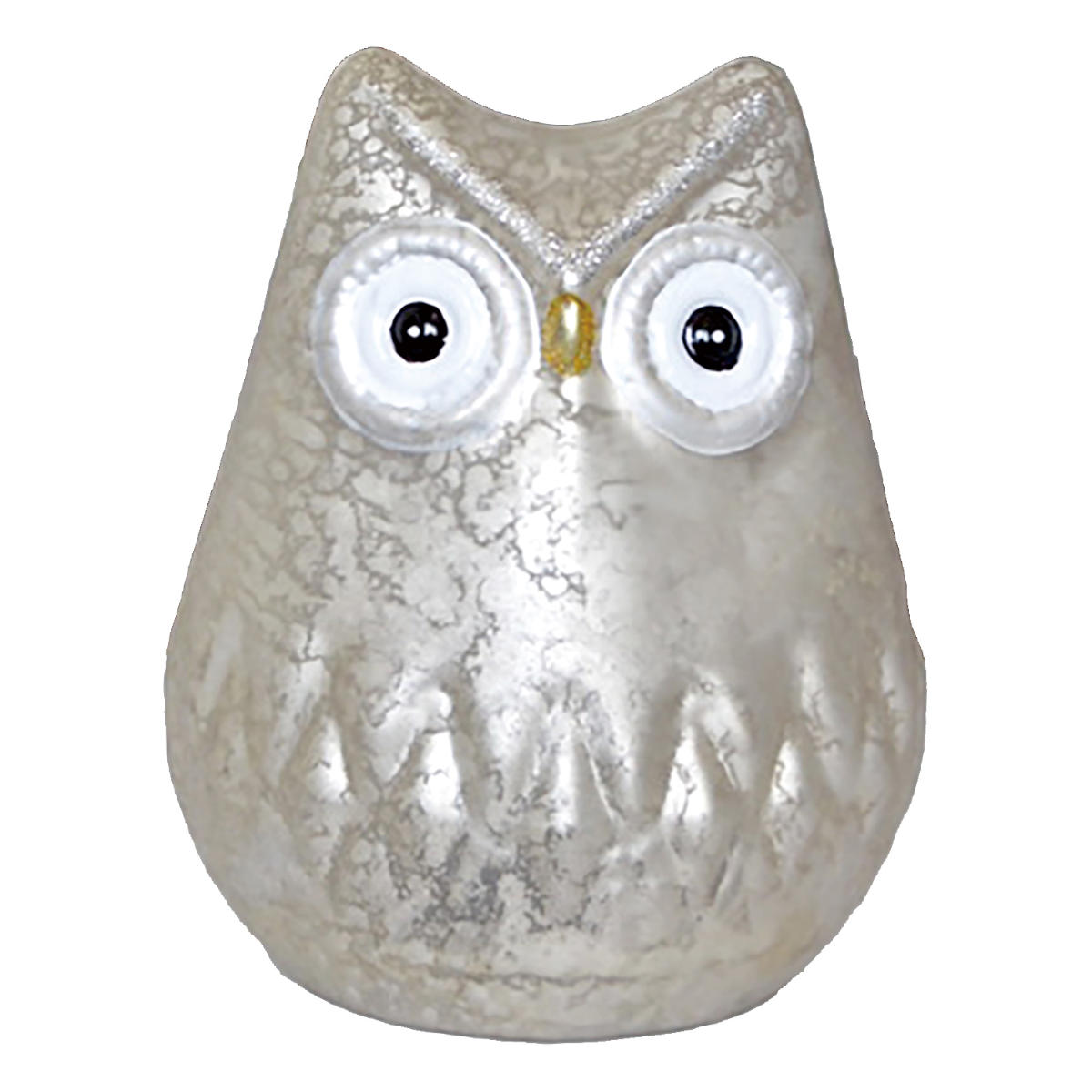 テーブルライト フクロウ インテリアライト ( 間接照明 卓上 テーブルランプ 卓上ライト LED ふくろう 電池式 アニマル 動物 インテリア 寝室 リビング 読書灯 授乳灯 常夜灯 おしゃれ ホリデーシーズン クリスマス ) 【ホワイト】 ホワイト