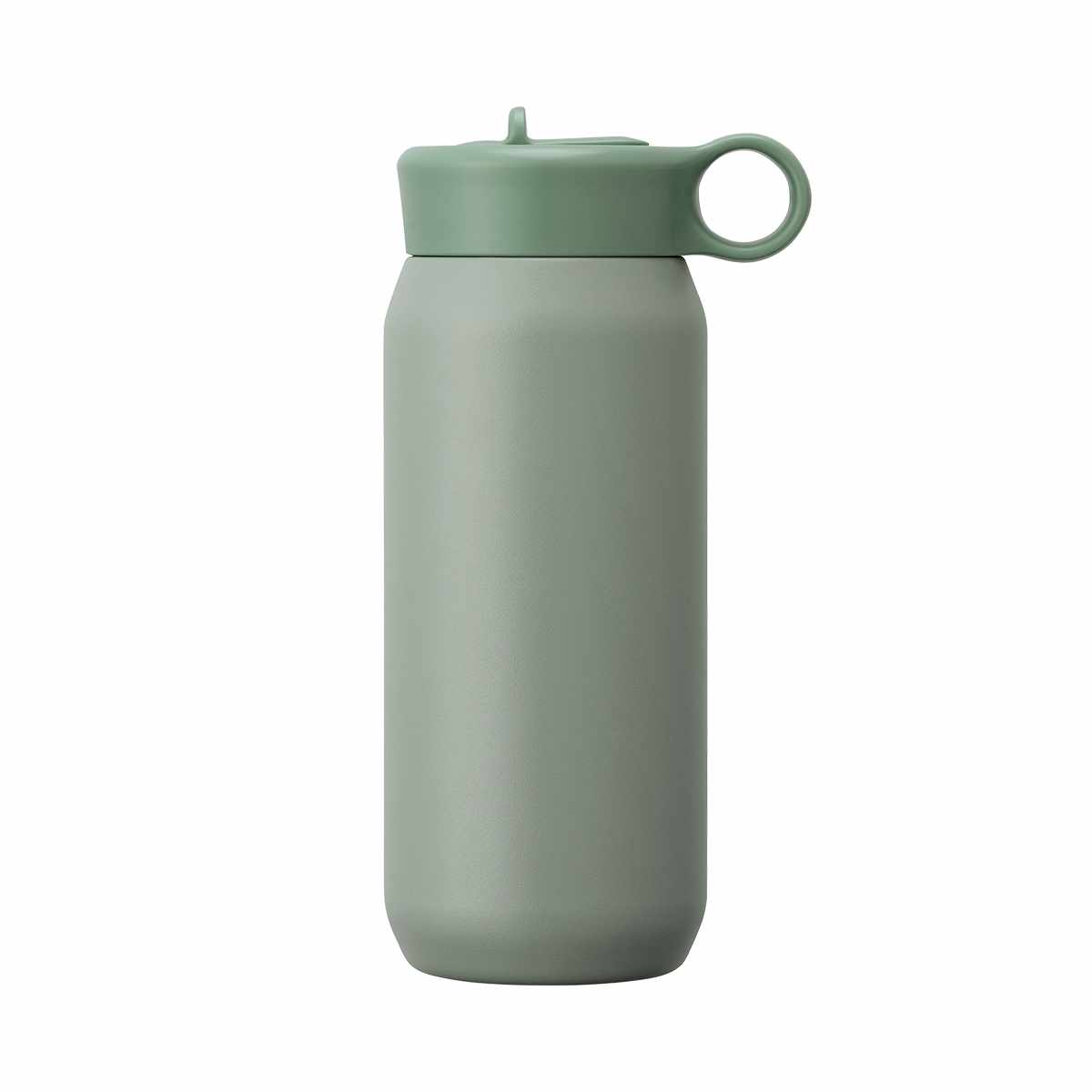 KINTO キントー プレイタンブラー 480ml ( 保冷 キッズ 子ども 子供 二重構造 ステンレス 水筒 ボトルマグ タンブラー おしゃれ かわいい シンプル ストロー 幼児 ストロー付き 真空二層構造 マグ ) 【アッシュグリーン】 アッシュグリーン