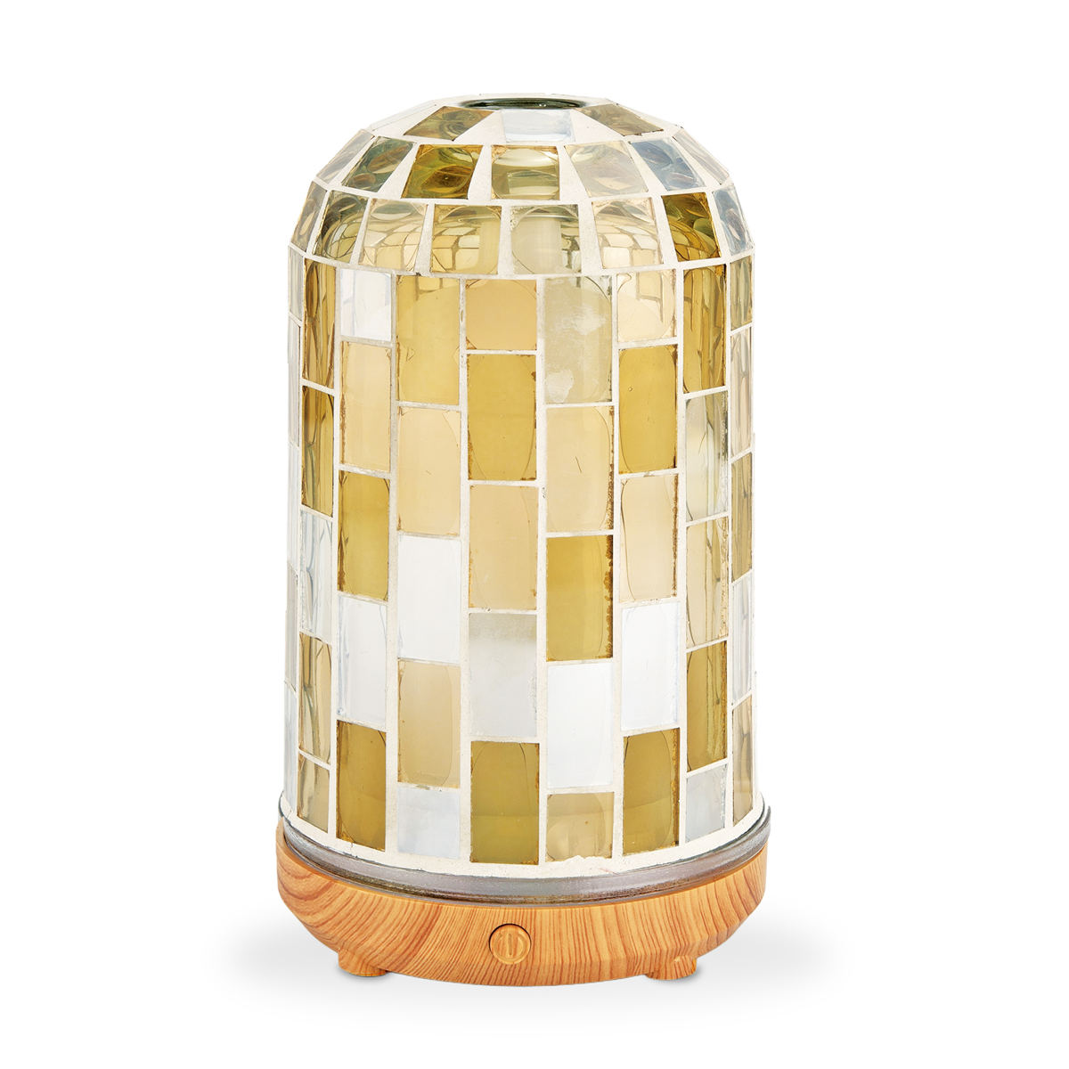 ディフューザー カレード 電動 アロマディフューザー 加湿 超音波式 ( ミスト 霧 インテリアライト ガラスタイル USB おしゃれ フレグランス リラックス ライト インテリア Type-C 癒し 癒しグッズ 誕生日 プレゼント 贈り物 ) 【ホワイト】 ホワイト