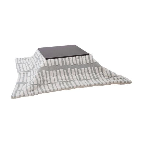 こたつ布団 薄掛け 長方形 240×190cm ジャカードボア ( こたつ 布団 コタツ布団 ボア 240 こたつ掛け布団 こたつふとん 炬燵 ふとん コタツ 掛布団 掛けふとん あったか おしゃれ アニマル 190 ) 【 フローズングレー 】 フローズングレー