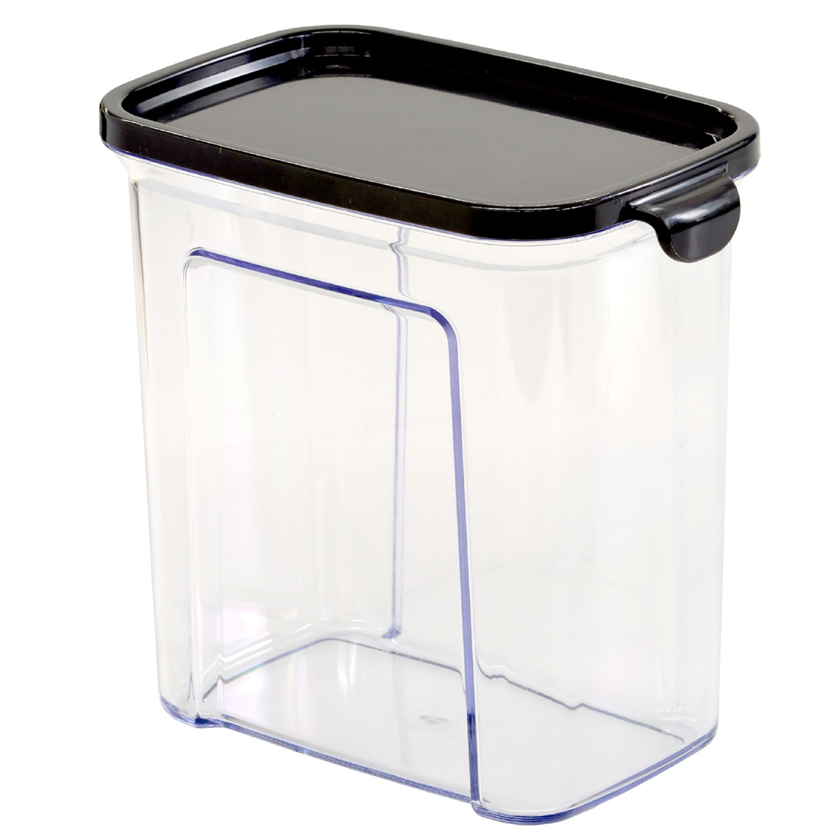 保存容器 TSUMICO Lサイズ 2L ( キャニスター 食品保存容器 プラスチック容器 フードストッカー 日本製 スタッキング 保存ケース 密閉 中が見える 耐久性 乾物 だし 麦茶 パック 調味料 シリアル ペットフード 2000ml ) 【グレー】 グレー