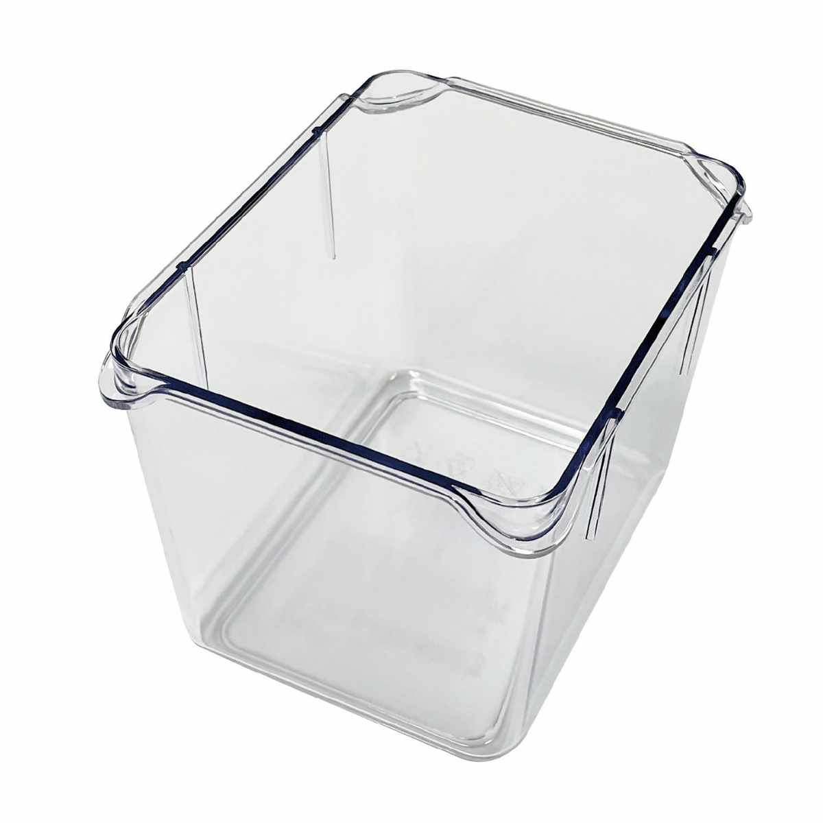 キッチン収納 クリアトレー Sサイズ ( 冷蔵庫収納 冷蔵庫 キッチン 収納ケース トレー 透明 深型 日本製 BPAフリー 小物収納 食品保存 ストッカー 冷蔵室 野菜室 パントリー 整理 中が見える プラスチック カフェスペース 棚 )