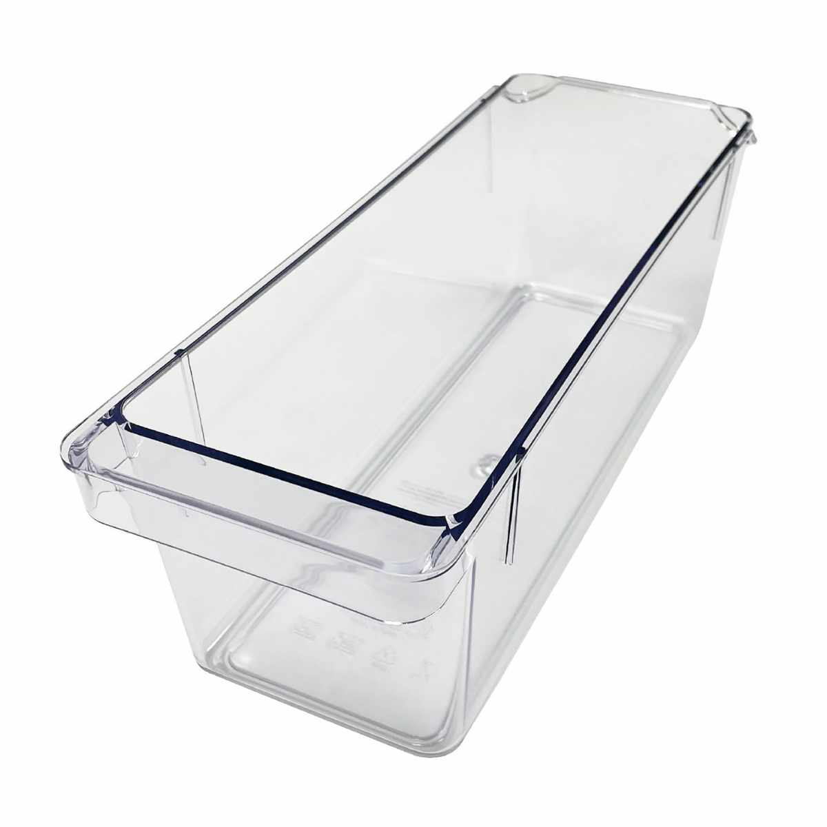 キッチン収納 クリアトレー Mサイズ ( 冷蔵庫収納 冷蔵庫 キッチン 収納ケース トレー 透明 深型 日本製 BPAフリー 小物収納 食品保存 ストッカー 冷蔵室 野菜室 パントリー 整理 中が見える プラスチック 缶詰 缶 棚 )