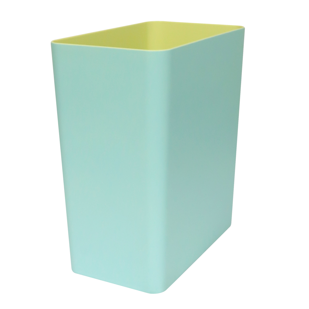 ゴミ箱 7L マカロンダストボックス 角型 パステルカラー ( ごみ箱 7リットル くずかご 屑入れ リビング かわいい ふた無し スリム コンパクト ダストボックス 子供部屋 インテリア おしゃれ ) 【ブルー】 ブルー