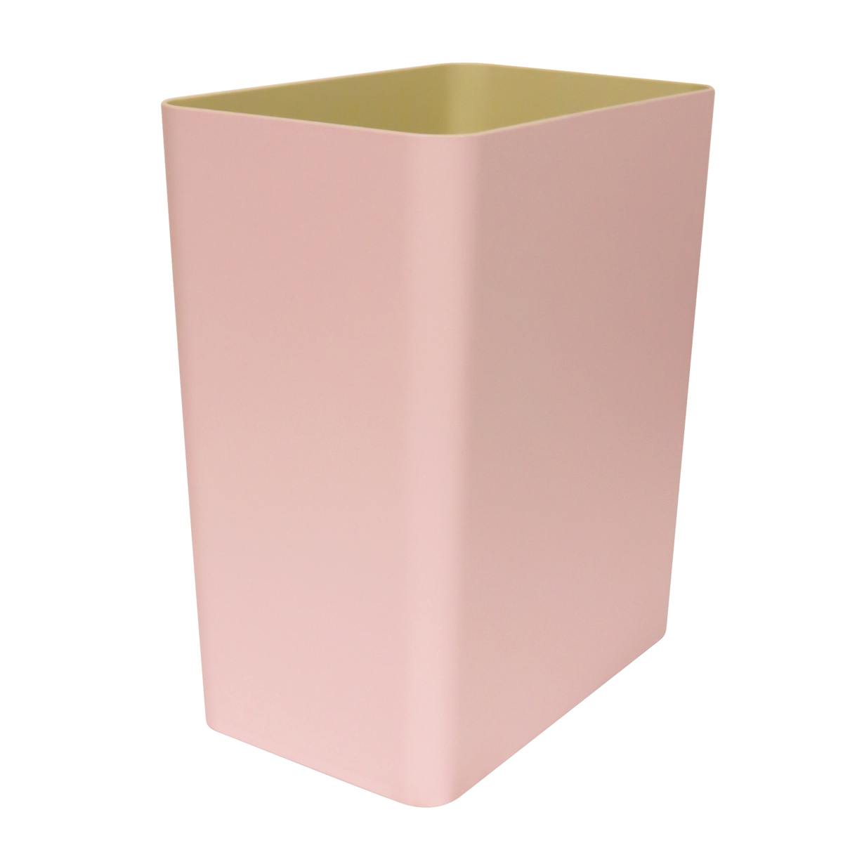 ゴミ箱 7L マカロンダストボックス 角型 パステルカラー ( ごみ箱 7リットル くずかご 屑入れ リビング かわいい ふた無し スリム コンパクト ダストボックス 子供部屋 インテリア おしゃれ ) 【ピンク】 ピンク