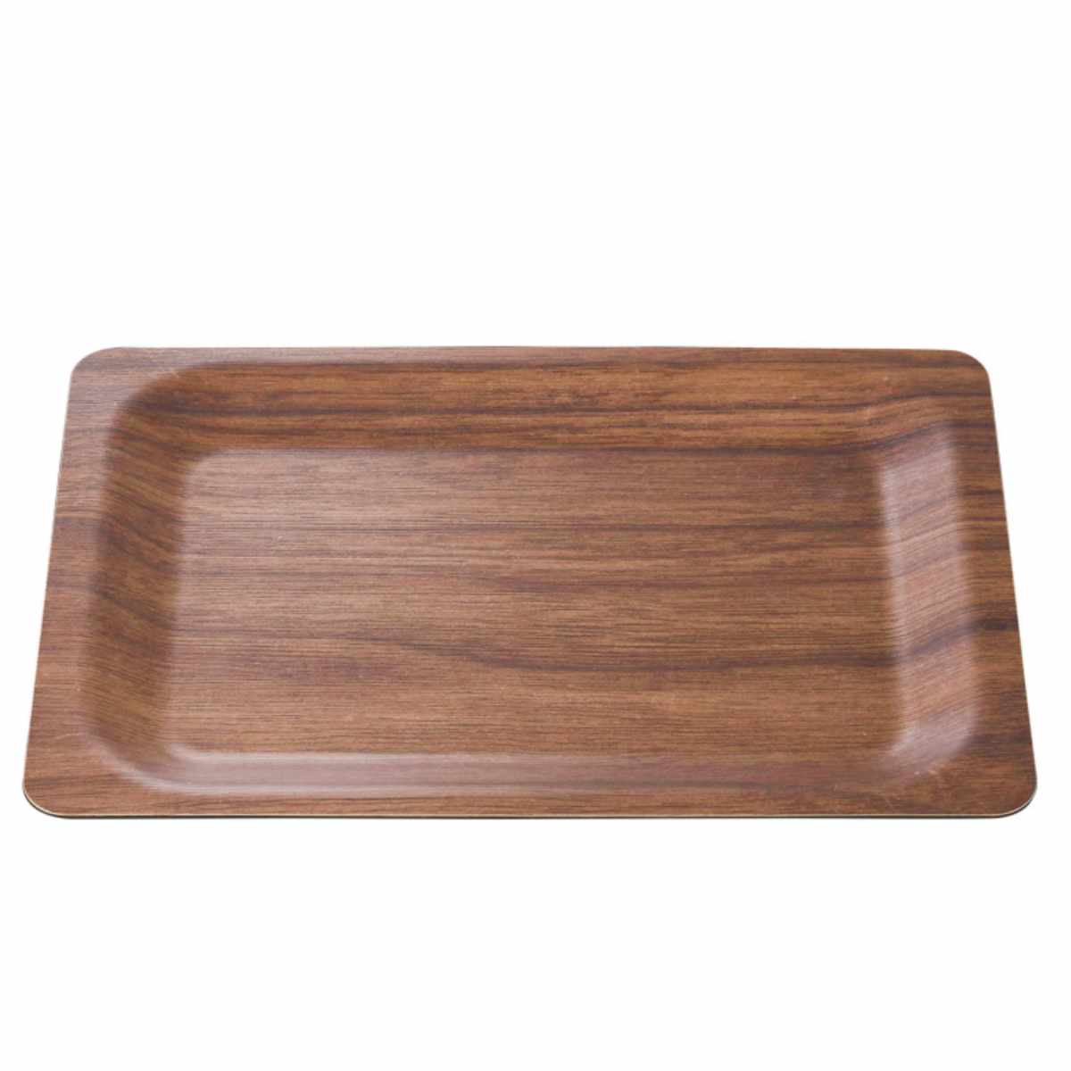 トレー 35cm 長角 NOSトレー ラミネウェア ( 日本製 滑り止め加工 紙 樹脂 角型 環境にやさしい トレイ お盆 おぼん 長方形 おしゃれ シンプル ナチュラル すべり止め 木目調 エコ テーブルウェア キッチン雑貨 キッチン用品 ) 【ライトオーク】 ライトオーク