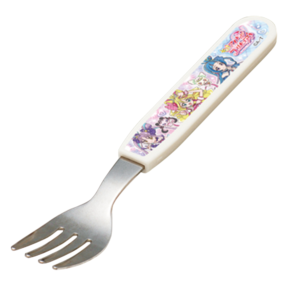 フォーク キミとアイドルプリキュア ( プリキュア 子ども用フォーク カトラリー 14cm 日本製 キミとアイドルプリキュア♪ 子ども キッズ 子供用フォーク お弁当用 給食 お弁当 弁当 幼稚園 保育園 )