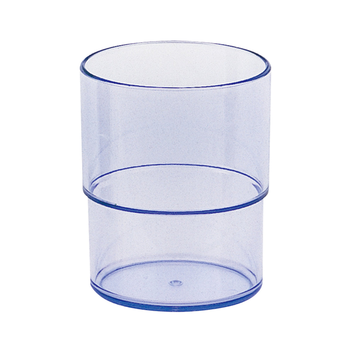 コップ スタッキングコップ 10個セット ( 食洗機対応 プラスチック タンブラー カップ プラコップ 食器 マグ シンプル スタッキング 積み重ね ) 【ブルー】 ブルー