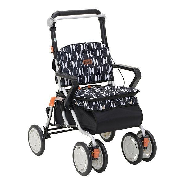 Dショッピング シルバーカー スタンダードタイプ レコルティ2 折りたたみ 軽量 アルミ製 福祉 介護 カート 幸和製作所 歩行補助 大容量 安定 老人カート 手押し車 シルバー 老人車 折り畳み スタンダード 買い物 ブラック カテゴリ シルバーカー 手押し