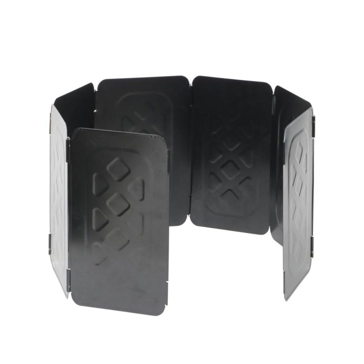 レンジガード フッ素コート マルチレンジガード 7面 ( コンパクト ih ガスコンロ 折りたたみ コンロガード 油はね ガード コンロカバー コンロ用カバー レンジ用カバー コンロ 風よけ キャンプ 使うときだけ ) 【ブラック】 ブラック