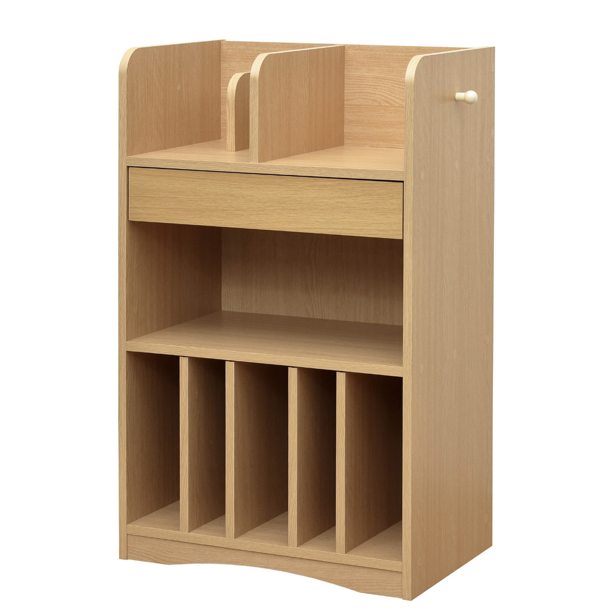 ランドセルラック 幅60cm 引き出し付き 多機能 JOY ( ランドセル収納 ランドセル置き ラック付き 棚 引き出し 本棚 子ども 収納棚 ランドセル ラック キッズラック お片づけラック 収納 キッズ家具 ) 【ナチュラル】 ナチュラル