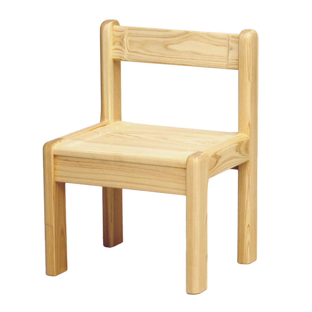 学習椅子 M 身長100cm向け TODDLER 木製 ひのき 日本製 ( 開梱設置 チェア イス 椅子 ヒノキ キッズチェア 天然木 完成品 軽量 ローチェア 子供椅子 角丸 安心 ミニ 子供 子ども お絵描き 勉強 学習 キッズ家具 背もたれ ) 【クリア】 クリア