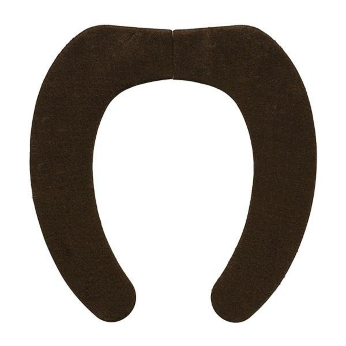 便座カバー 吸着便座シート ぴたQ ボア ( 便座シート 吸着シート 吸着便座 洗浄暖房型 O型 U型 トイレ 便座 カバー シート 吸着 貼る 洗える ふわふわ 無地 シンプル 節電 トイレ用品 トイレタリー トイレグッズ ) 【ブラウン】 ブラウン