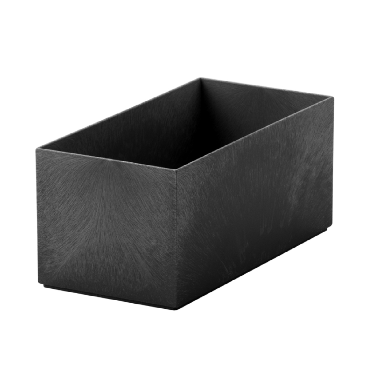 収納ボックス D2412 深型 インナーケース タイディアップボックス ( 幅12×奥行24.1×高さ10.7cm 小物入れ 収納 仕切り カラーボックス 収納ケース オープンラック 積み重ね 文房具 キッチン ランドリー 小物ケース 整理整頓 ) 【ブラック】 ブラック