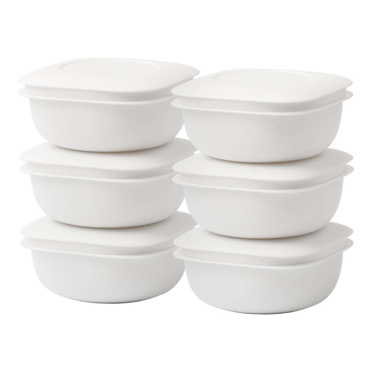 冷凍ご飯容器 蒸気であたためる 冷凍ごはん容器 6個組 保存容器 ライクイット ( 電子レンジ調理器 プラスチック 冷凍 ごはん容器 蒸し器 日本製 like-it ご飯容器 食洗機対応 保存 調理 冷凍ごはん ザル すのこ ) 【ホワイト】 ホワイト